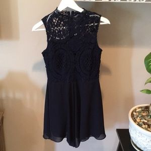 Navy blue romper/dress